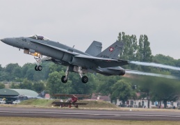 Swiss Hornet Display - F-18